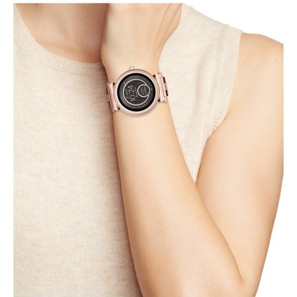 Michael Kors Unisex Rose Gold Smart Watch MKT5022 - Picture 3 of 7